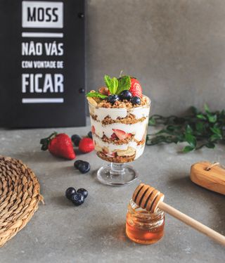 Parfait de Iogurte e Granola