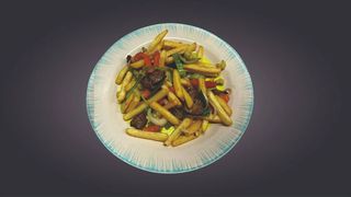 Картофель с овощами