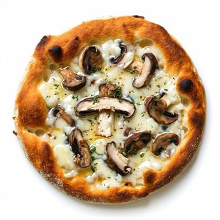 Pizza bianca tartufo - al piatto