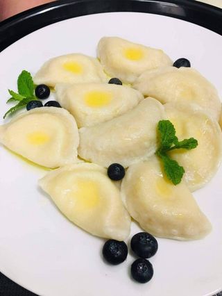 Pierogi z serem solodkim