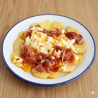 Huevos Fritos Con Jamón Y Patatas