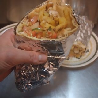 Shaorma de casa porc picanta 