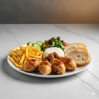 Piatto cosce di pollo al forno turco