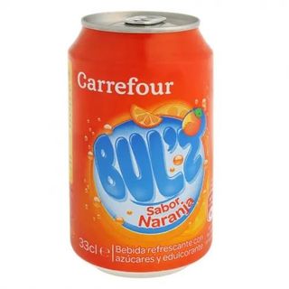 Refresco con Gas Naranja Carrefour Lata 33 Cl.