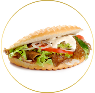 Doner Kebab Con Queso