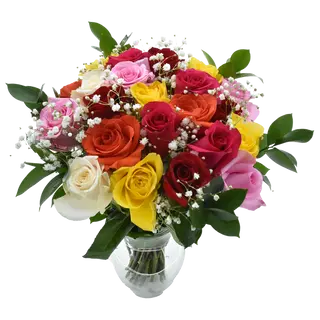 Bouquet 12 rose miste 