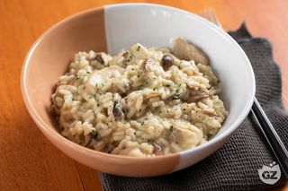 Riso con funghi porcini