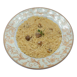 Risotto cu mascarpone, parmezan și hribi