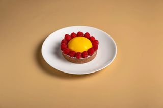 Лимонная тарталетка.