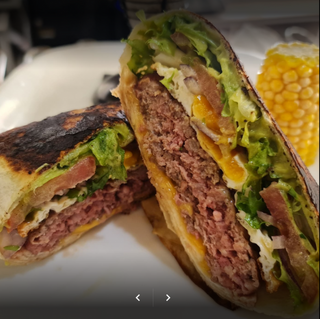 H. Wrap Beef Burger