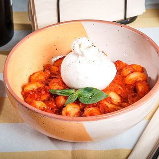 Gnocchi N' duja e Burrata