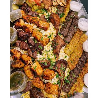 Chicken Laps with Plantain and Corn (solo platter)