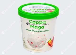 Веган сладолед без захар с кокос и ягоди (125мл)