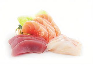 Sashimi di tonno e salmone