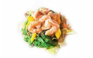 24 Insalata alghe e gamberi