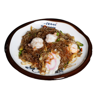 075. Spaghetti di soia con frutti di mare