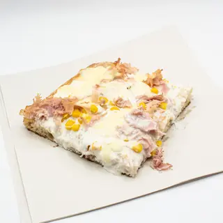 Panna con prosciutto e mais