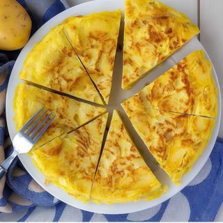 Tortilla de papas perejil