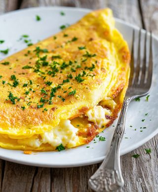 Omelette Thon Jambon Fromage