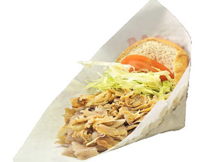 Menú vegetal falafel pita