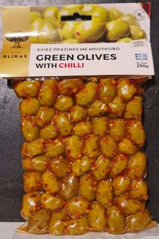 Olivas Verdes Piqantes 250 Gr