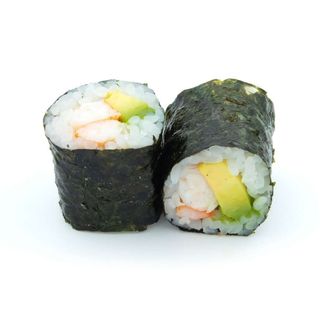 35. Maki gamba con aguacate, 8 piezas