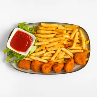 Pileći medaljoni + pomfrit