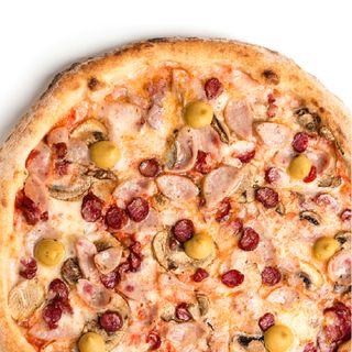 Піца з баварськими ковбасками