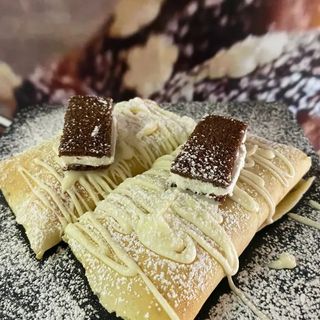 Creps fagottino - fagottino Kinder Fetta a latte