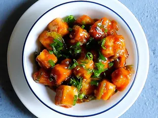 Paneer Chilli - ჩილი პანირი