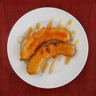 Banana Frita com Mel