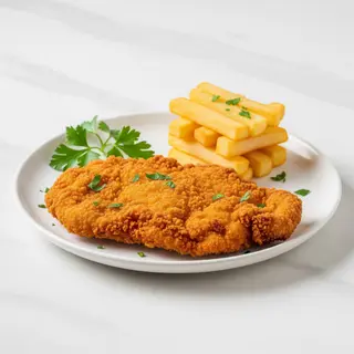Chicken Cotolett with  Chips