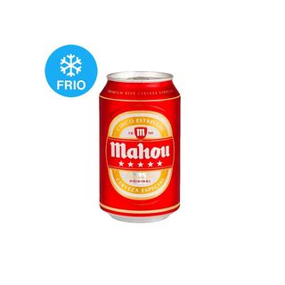 Cerveza Mahou 5 Estrellas en Lata (33 cl)