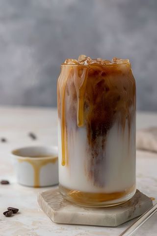 ice coffee caramel