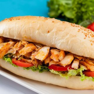 Baguette vegetal de pollo