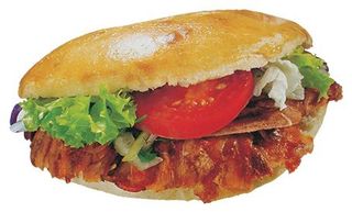 Panino döner kebap