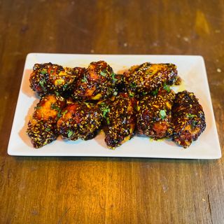 Honey Mustard BBQ Wings Chicken/Pollo (6pc)