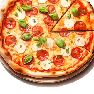 Pizza Mozzarella (40 Cm.)