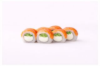 Філадельфія з лососем та огірком (230 грамів)