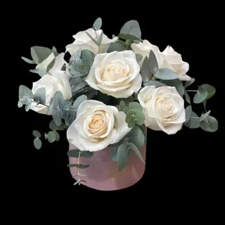 Big White Roses