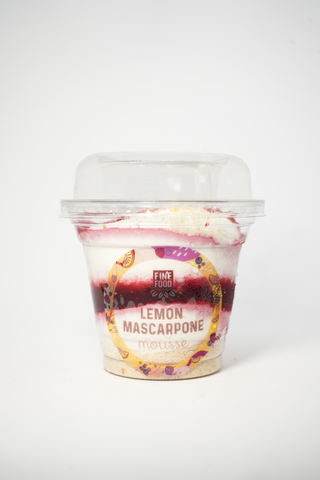 Lemon mascarpone mousse 140g