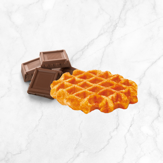 Gauffre topping chocolate