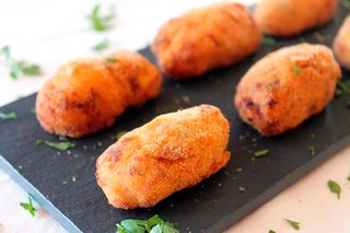 CROQUETAS ARTESANAS DE JAMÓN IBÉRICO 6uds.