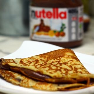 Crepes relleno de Nutella 