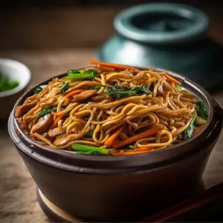 Tallarines Especiales a la Plancha China