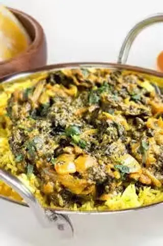 Saag Bhaji (Opción Vegana)
