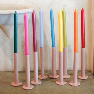 Pack 6 velas de colores