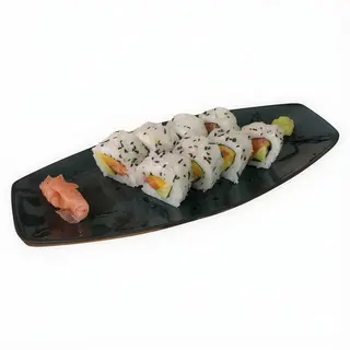 California Salmón, Mango Y Aguacate (8 pzs.)