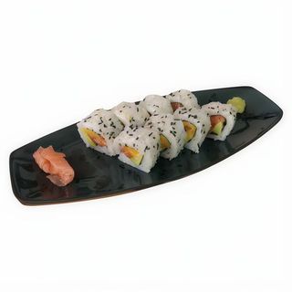 California Salmón, Mango Y Aguacate (8 pzs.)