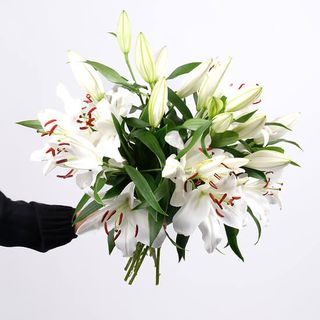 Bouquet gigli bianchi